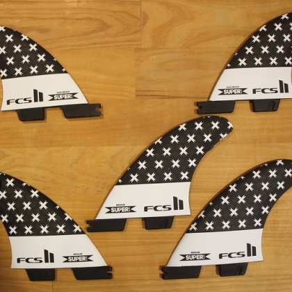 FCS II SUPER BRAND TRI-QUAD  FINS   M