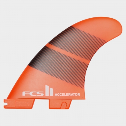 FCS II ACCELERATOR NEO GLASS TRI FIN SET TANG GRADIENT SMALL