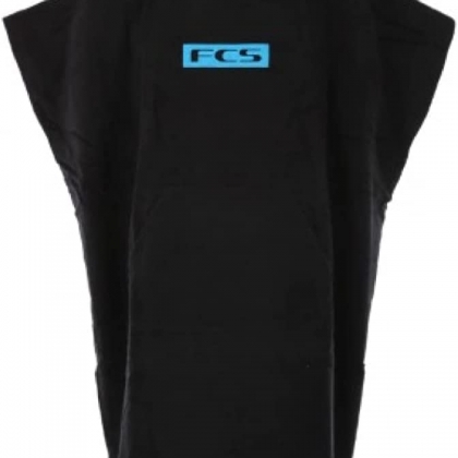 FCS TOWEL PONCHO BLACK