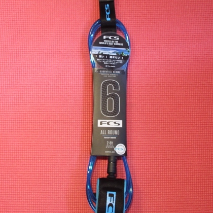 FCS 6' ALL ROUND LEASH BLU