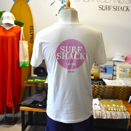 Surf Shack Tshirt pink