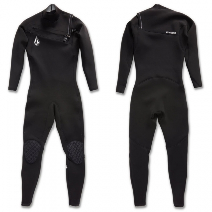 MODULATOR 2MM CHEST ZIP WETSUIT - BLACK SIZE L