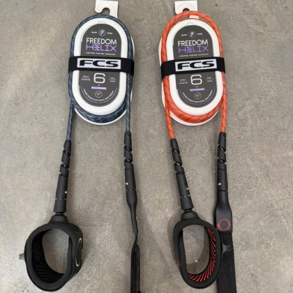 FCS FREEDOM HELIX LEASH 6FT Red Black