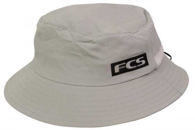 FCS Essential Bucket Surf Hat - Light Grey